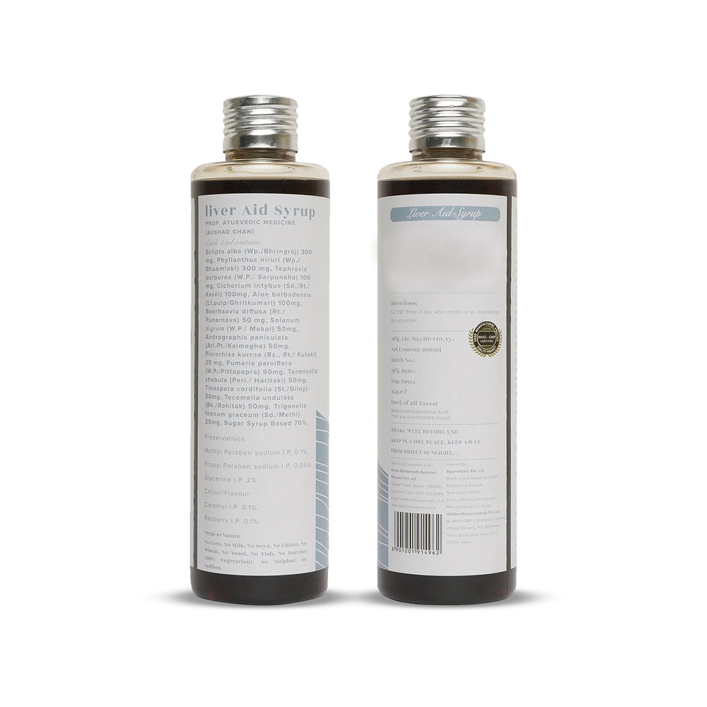 Liver Aid syrup  – Ayurvedic Liver Tonic
