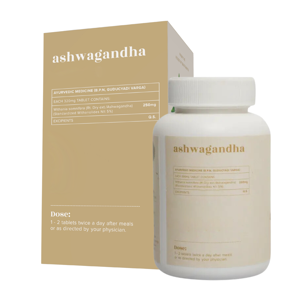 Ashwagandha Tablets – Stress Relief & Muscle Strength Support