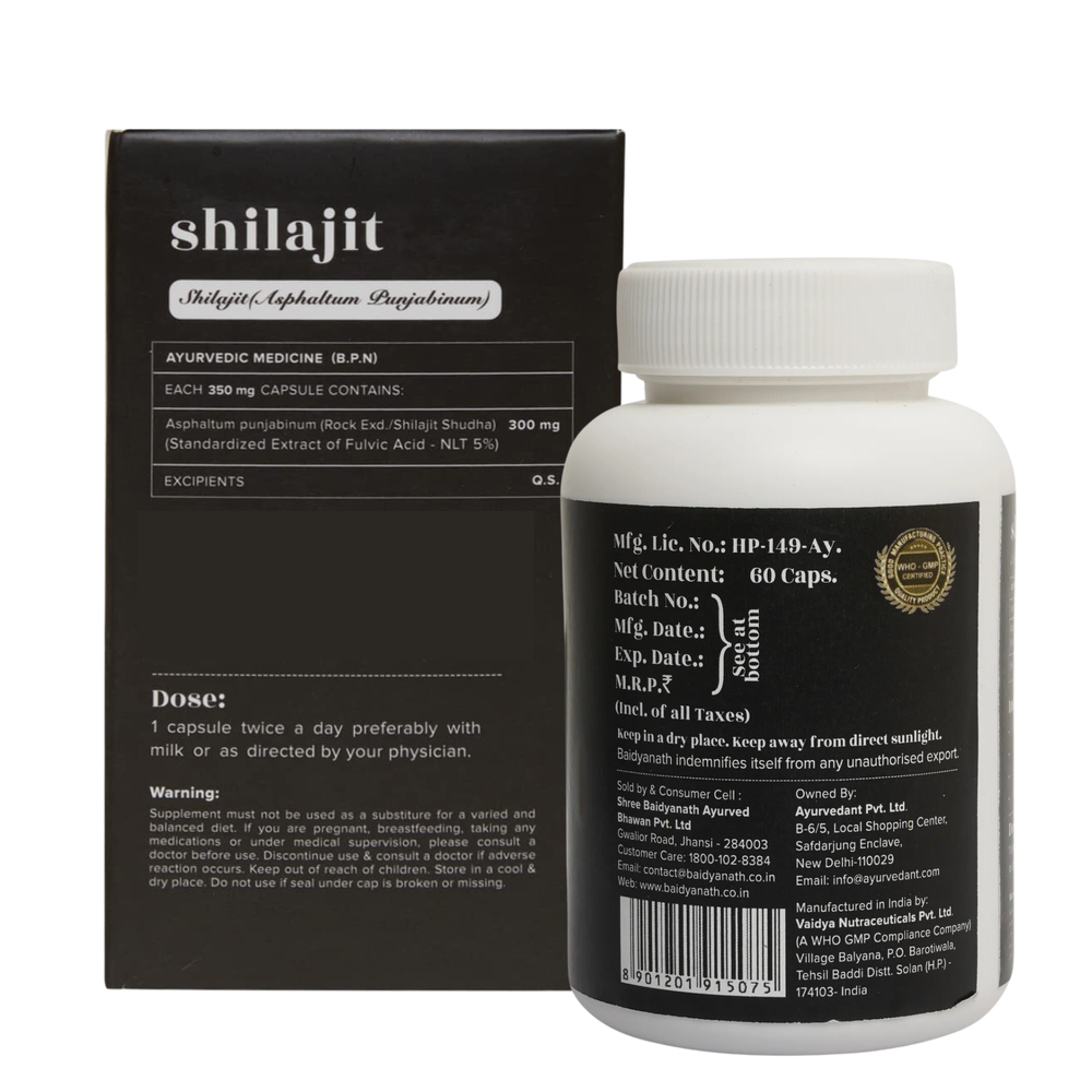Shilajit Capsules – Boost Stamina & Energy Naturally