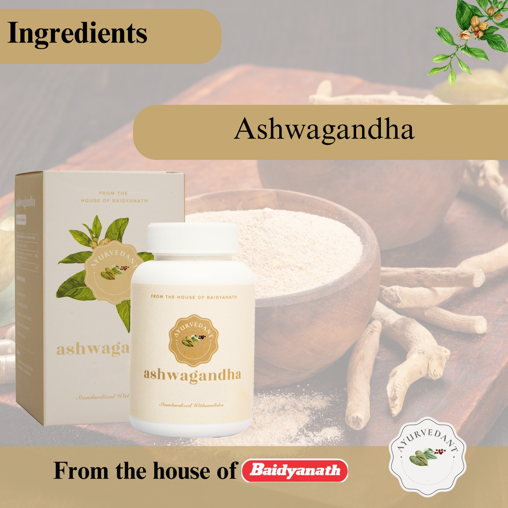 Ashwagandha Tablets – Stress Relief & Muscle Strength Support