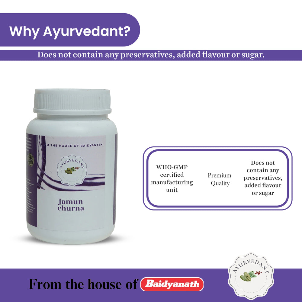 Jamun Seed Churna (Guthali) – 100g
