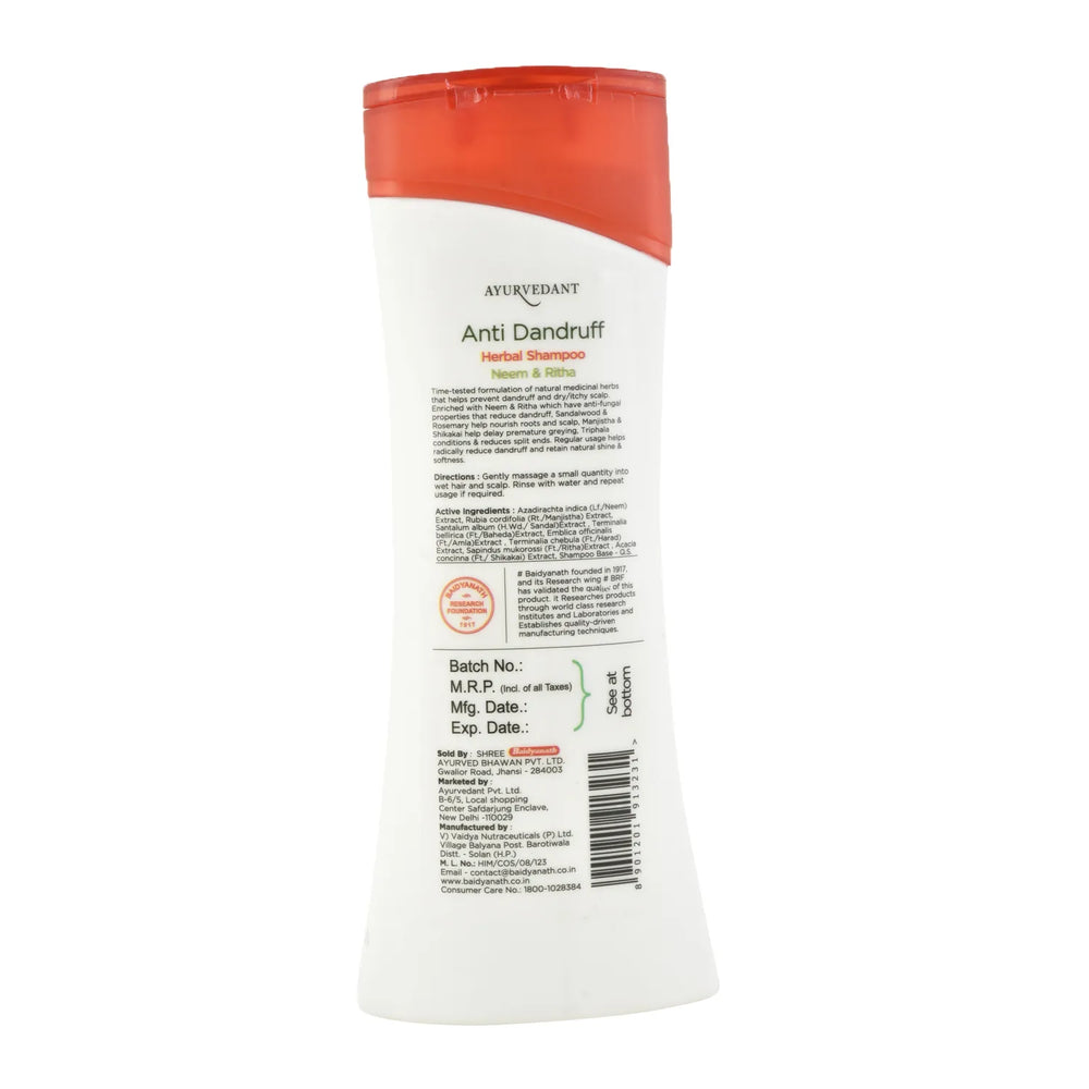 Neem & Shikakai Anti Dandruff Shampoo (100 ml)