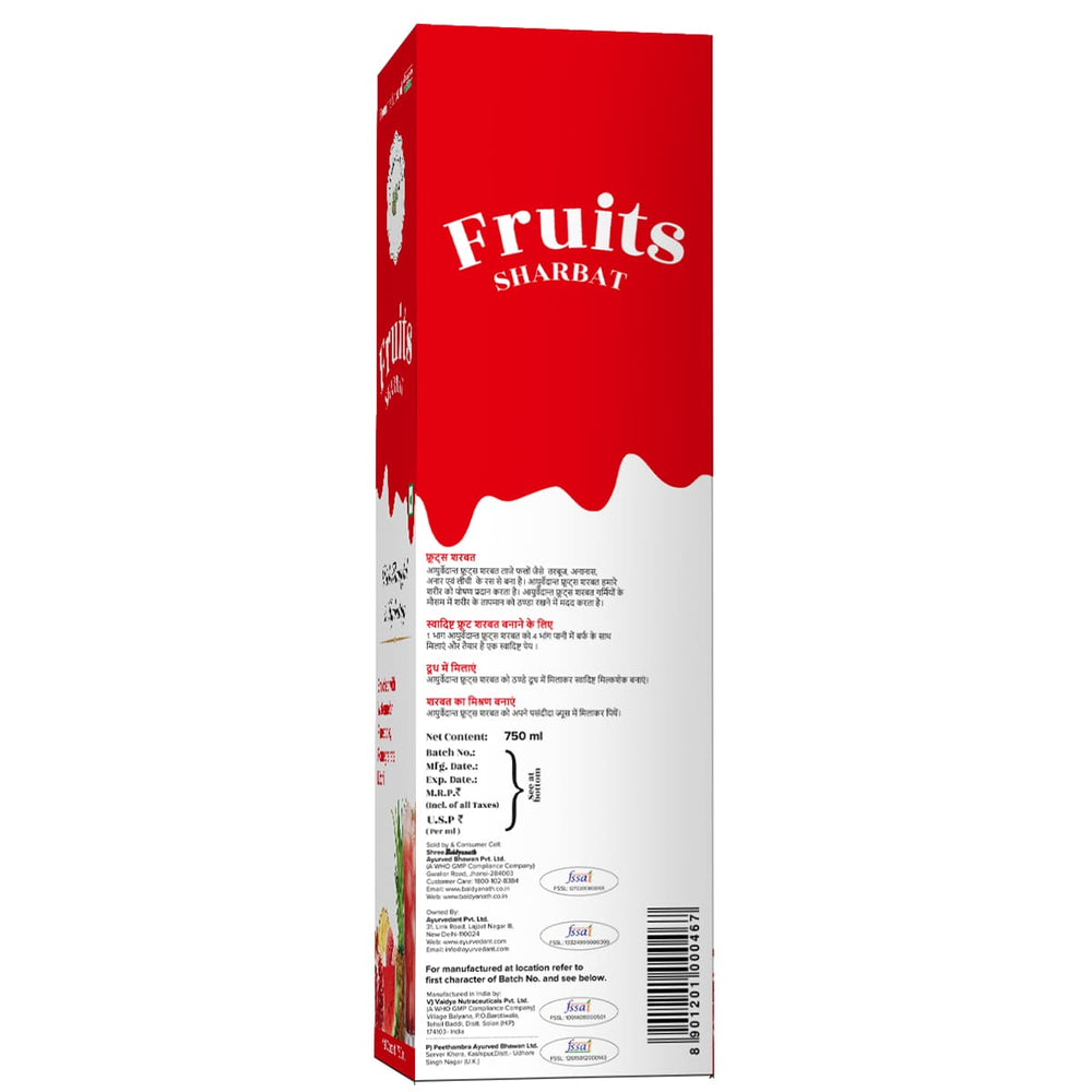 Fruits Sharbat (750ml)