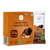 Choco Nuts Protein Bar - No added Sugar - High protein 