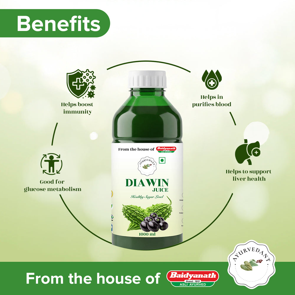 Diawin Juice – Jamun & Karela  Herbs for Blood Sugar Support