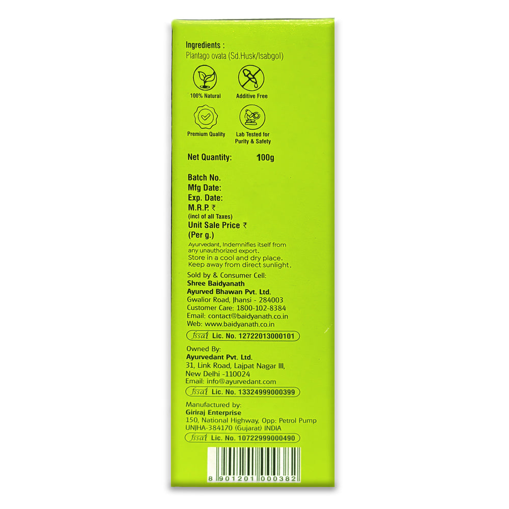 Isabgol Psyllium Husk Powder 100 Gm