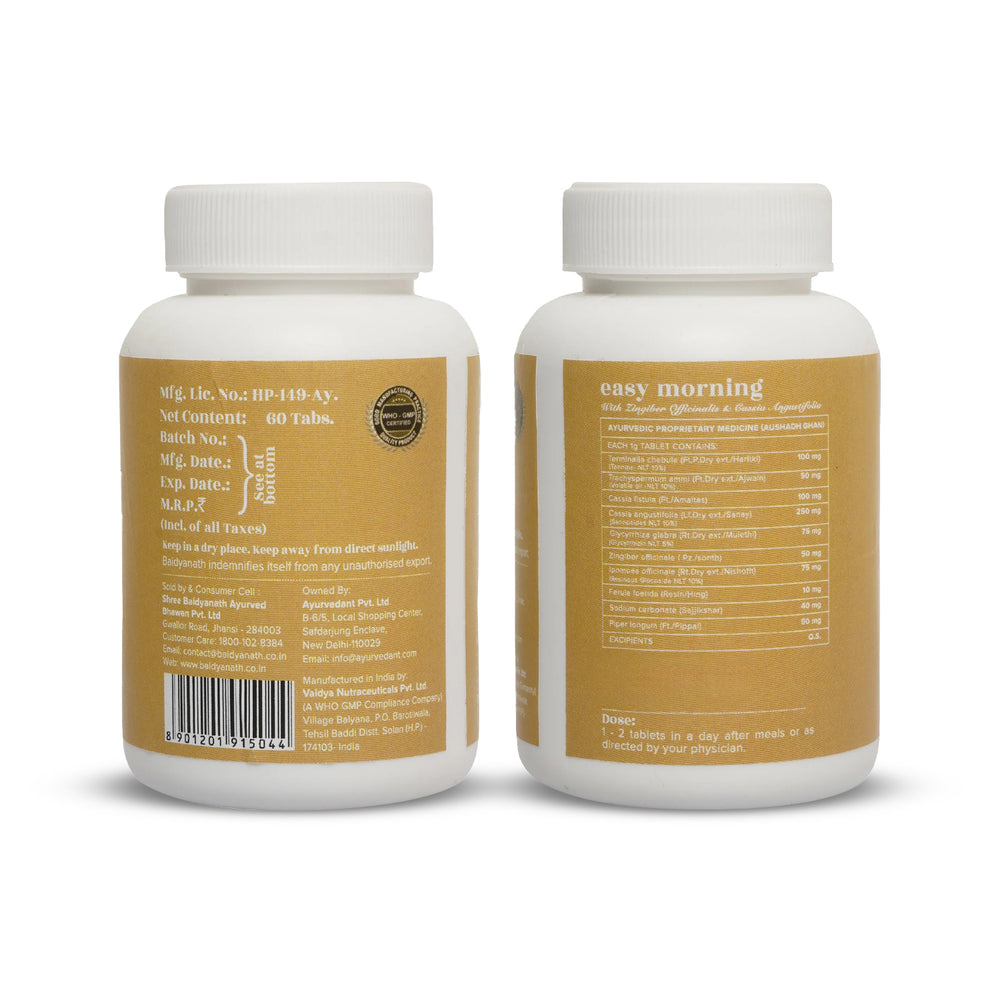 Easy Morning Tablet – Natural Bowel Regulator