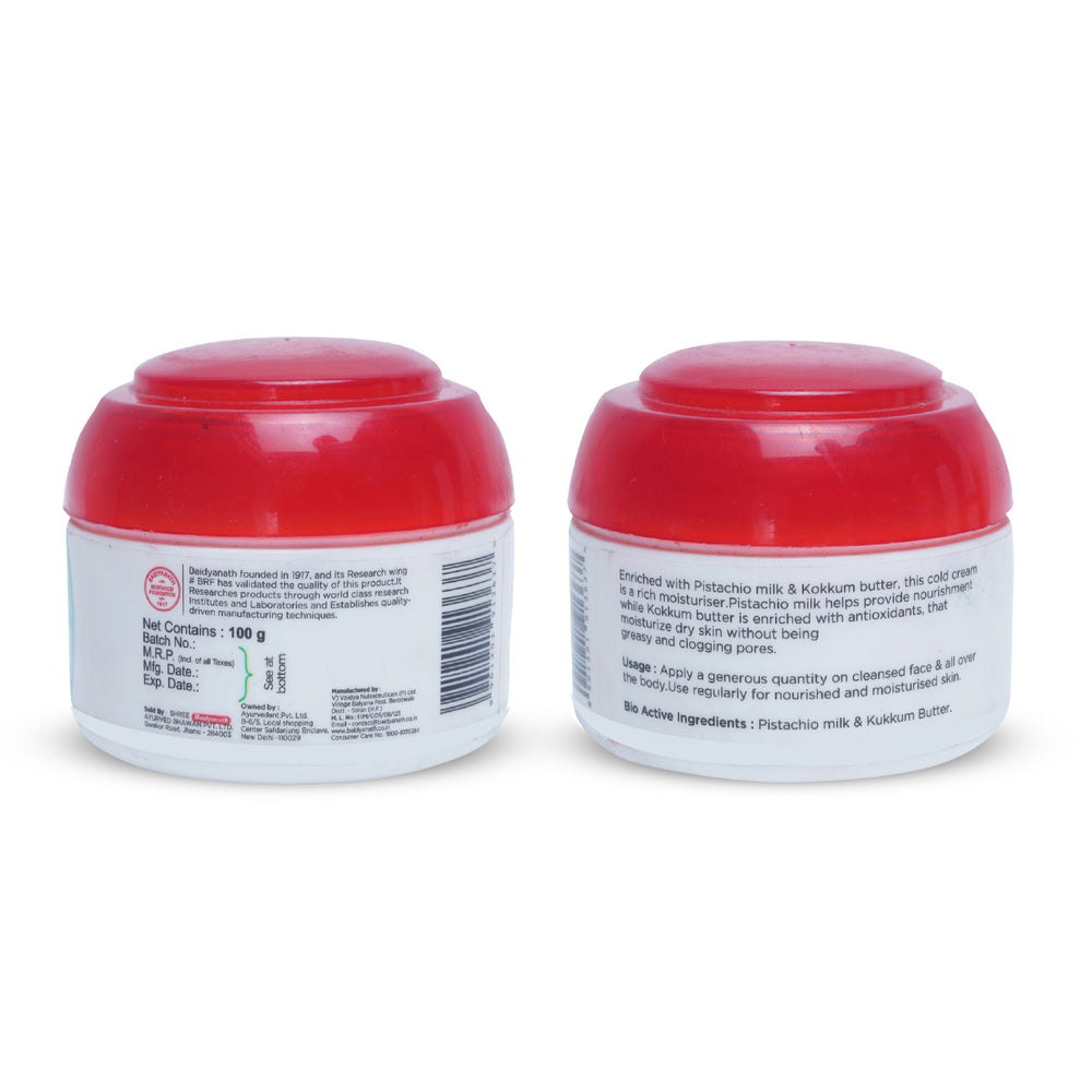 Ayurvedant Cold Cream Nourishing Moisturizer with Natural Ingredients for Dry Skin (100 GM)