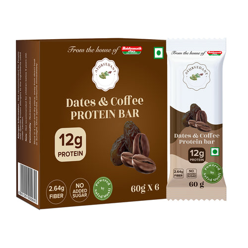 Dates & Coffee Protein Bars - No added Sugar - High protein