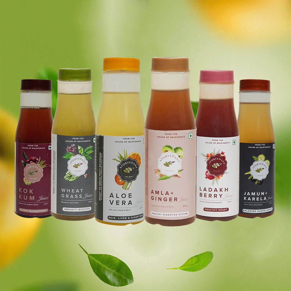 Juices 200ml - Pack of 6 (Buy 1 Get 1 Free) - Ayurvedant