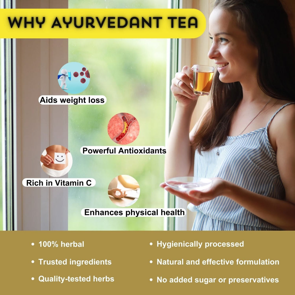 Lemon Ginger Green Tea - Ayurvedant