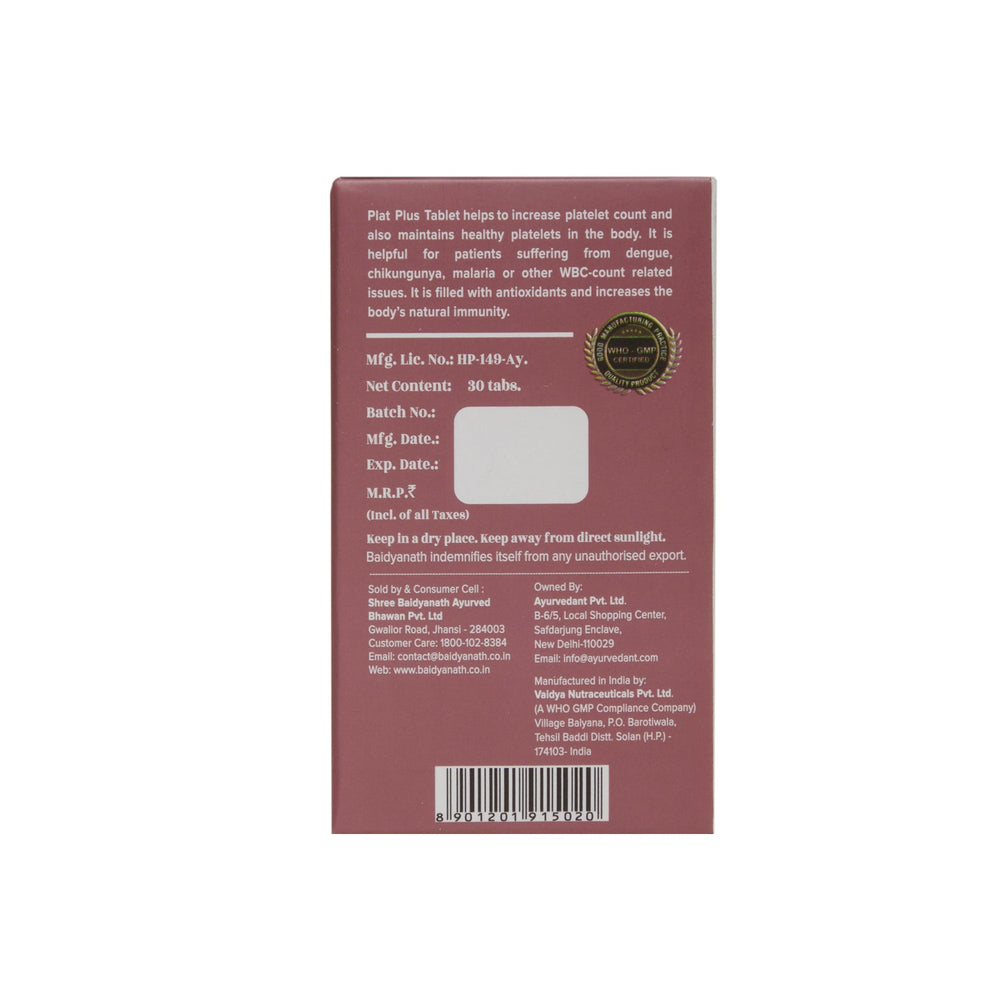 Plat Plus - Ayurvedant